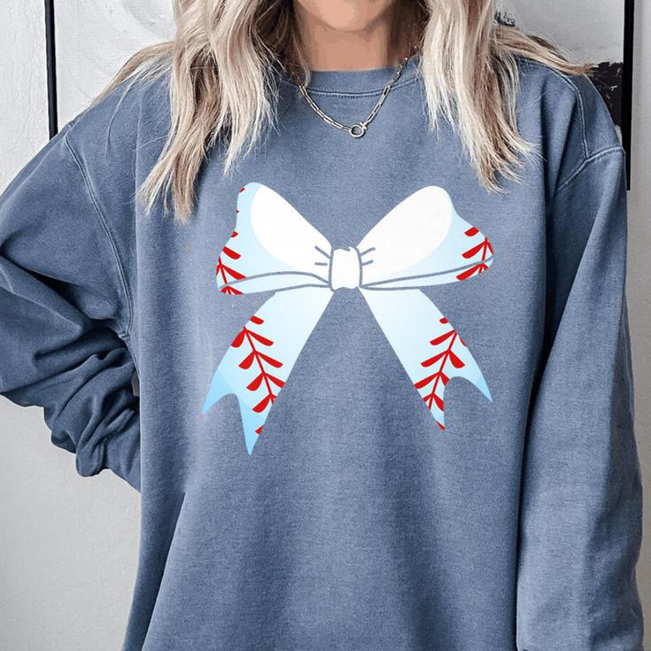 Baseball Bow Baseball Mom Women Baseball Mama Premium Comfort Colors Sweatshirt Baseball Bow Baseball Mom Women Baseball Mama Premium Comfort Colors Sweatshirt