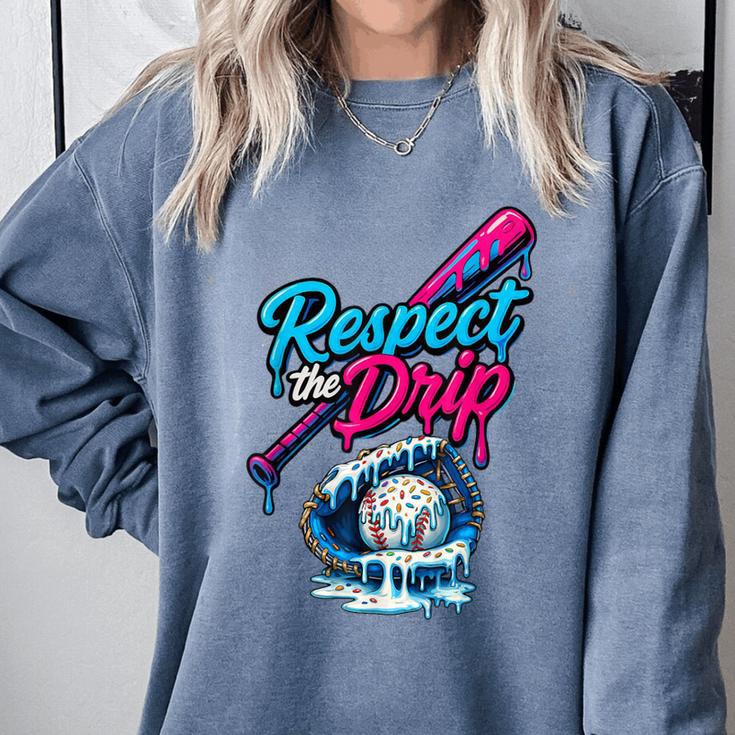 Baseball Drip Ice Cream Sprinkles Youth Boys Baseball Glove Comfort Colors Sweatshirt Baseball Drip Ice Cream Sprinkles Youth Boys Baseball Glove Comfort Colors Sweatshirt