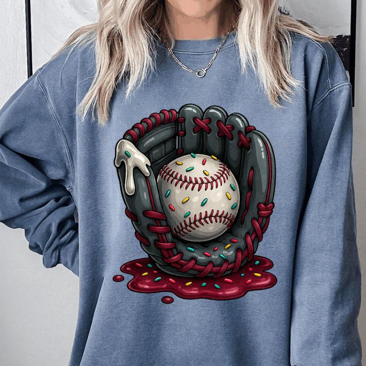 Baseball Drip Team For Boys And Girls Ice Cream Cool Premium Tri-Blend Comfort Colors Sweatshirt Baseball Drip Team For Boys And Girls Ice Cream Cool Premium Tri-Blend Comfort Colors Sweatshirt