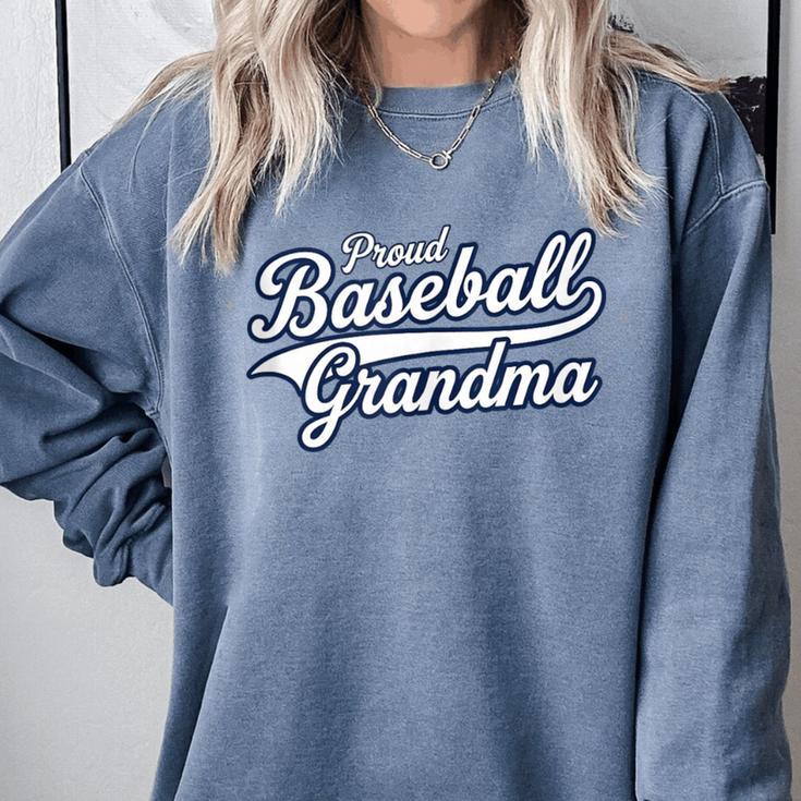 Baseball Grandma Graphic Comfort Colors Sweatshirt