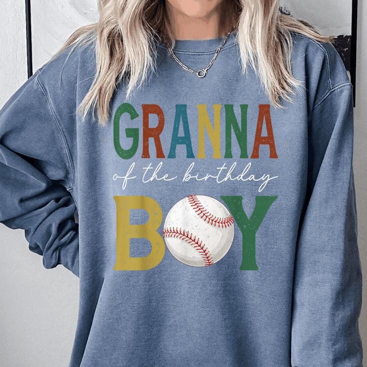 Baseball Granna Of The Birthday Boy Family Matching Comfort Colors Sweatshirt Baseball Granna Of The Birthday Boy Family Matching Comfort Colors Sweatshirt