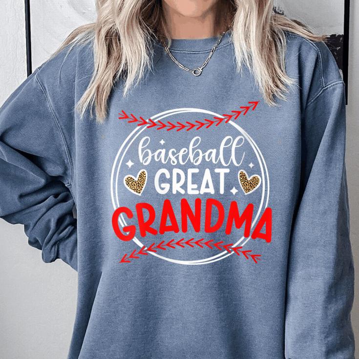 Baseball Great Grandma Of A Baseball Player Great Grandma Comfort Colors Sweatshirt