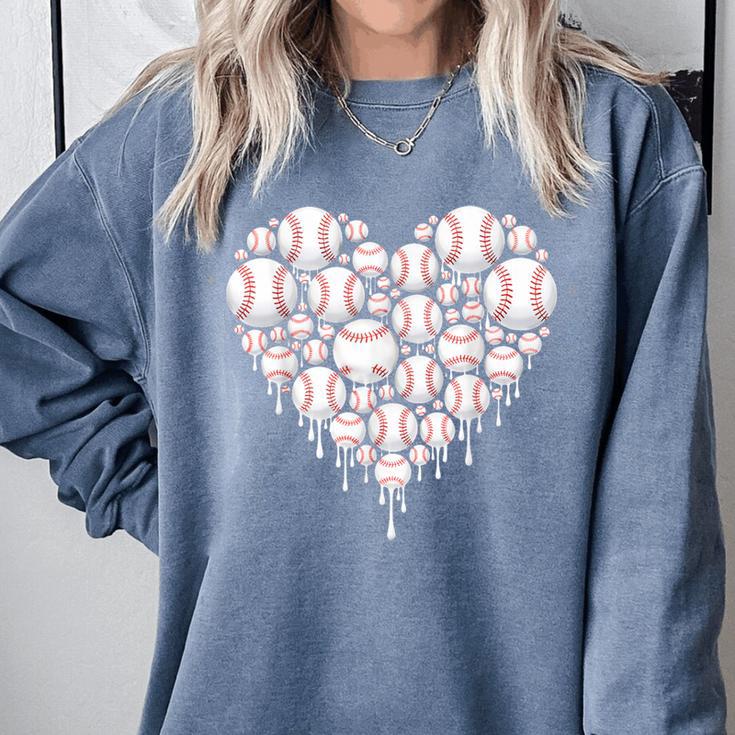 Baseball Heart Drip Valentine's Day Baseball Lover Boys Men Comfort Colors Sweatshirt Baseball Heart Drip Valentine's Day Baseball Lover Boys Men Comfort Colors Sweatshirt