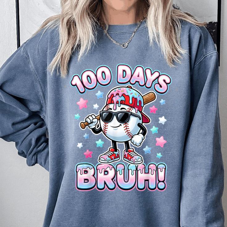 Baseball Ice Cram Drip 100 Days Of School 100th Boys Youth Comfort Colors Sweatshirt Baseball Ice Cram Drip 100 Days Of School 100th Boys Youth Comfort Colors Sweatshirt