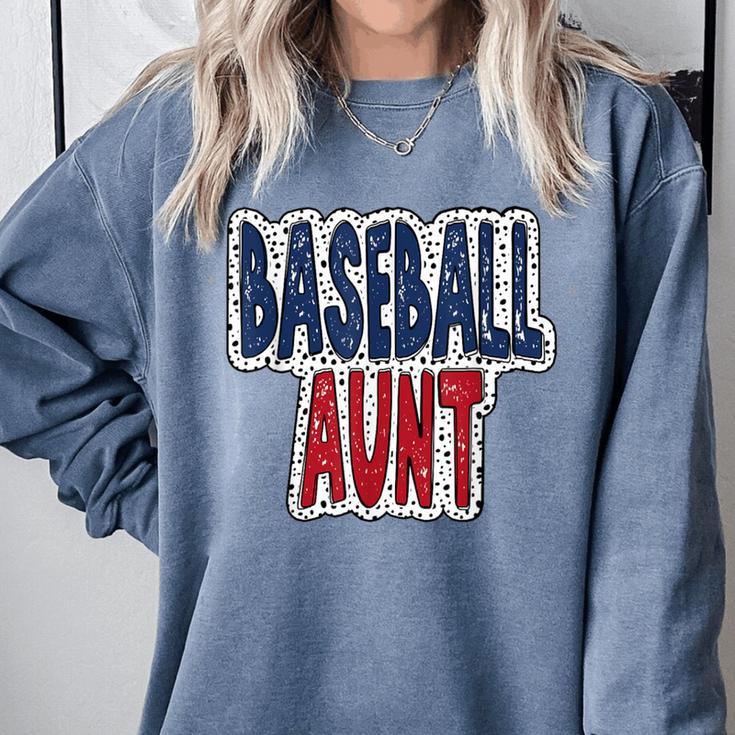 Baseball Mama Dalmatian Spots Baseball Mom Comfort Colors Sweatshirt
