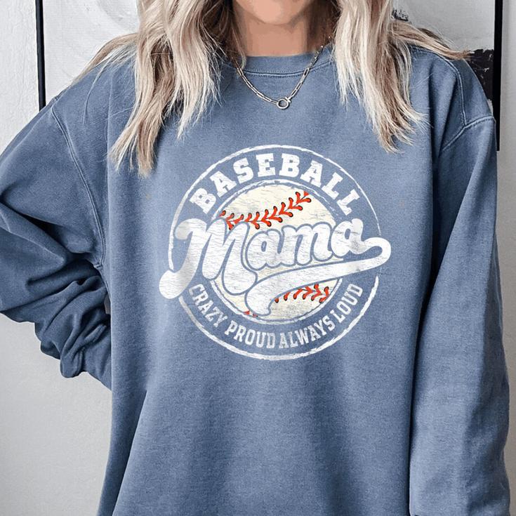 Baseball Mama Baseball Mom Matching Family Crazy Proud Comfort Colors Sweatshirt Baseball Mama Baseball Mom Matching Family Crazy Proud Comfort Colors Sweatshirt