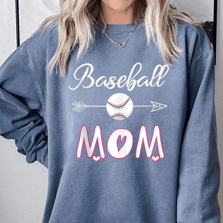 Baseball Mom Birthday Sport Baseball Sport Matching Family Comfort Colors Sweatshirt