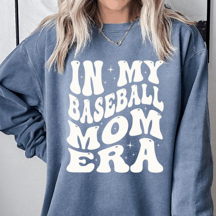 Baseball Mom In My Baseball Mom Era Mama Sports Mom Comfort Colors Sweatshirt Baseball Mom In My Baseball Mom Era Mama Sports Mom Comfort Colors Sweatshirt