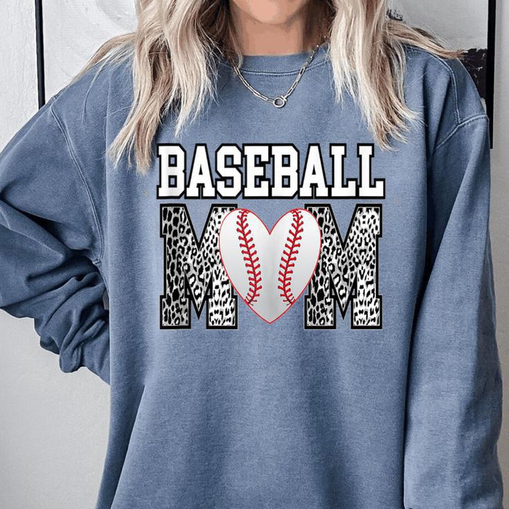 Baseball Mom Heart Sports Mom Comfort Colors Sweatshirt Baseball Mom Heart Sports Mom Comfort Colors Sweatshirt