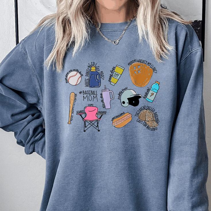 Baseball Mom Baseball Mama Comfort Colors Sweatshirt Baseball Mom Baseball Mama Comfort Colors Sweatshirt