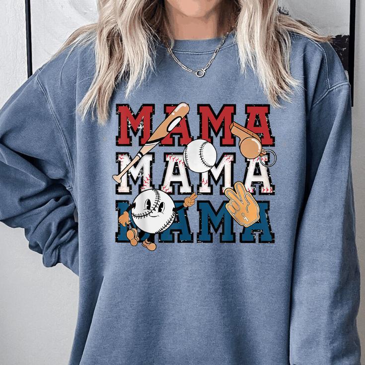 Baseball Mom Baseball Mama Game Day School Sport Comfort Colors Sweatshirt Baseball Mom Baseball Mama Game Day School Sport Comfort Colors Sweatshirt