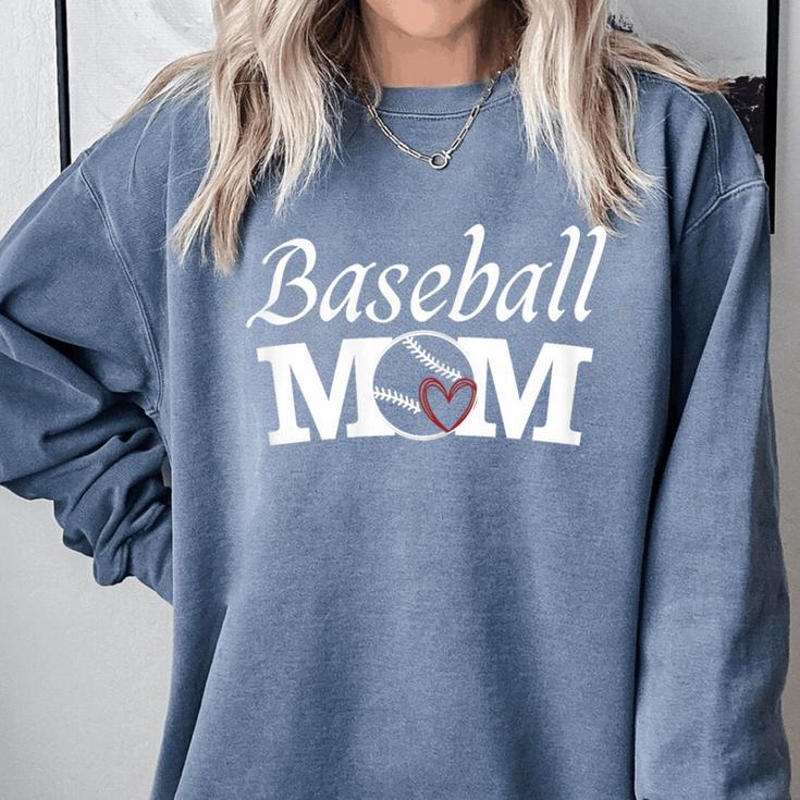 Baseball Mom Mother`s Day Comfort Colors Sweatshirt