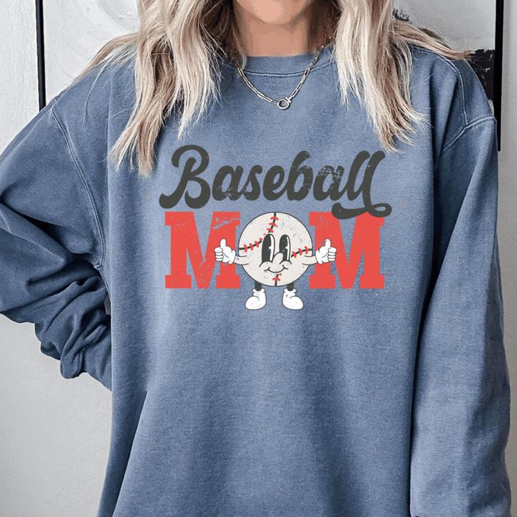 Baseball Mom Retro Distressed Baseball Family Matching Comfort Colors Sweatshirt Baseball Mom Retro Distressed Baseball Family Matching Comfort Colors Sweatshirt