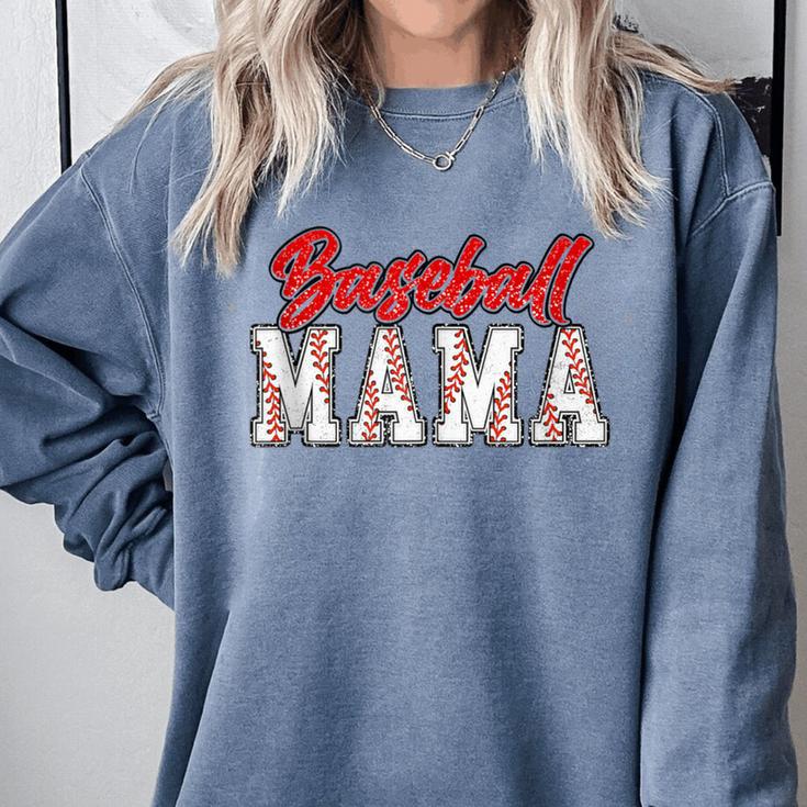 Baseball Mom Retro Groovy Baseball Mama Women Mother's Day Comfort Colors Sweatshirt Baseball Mom Retro Groovy Baseball Mama Women Mother's Day Comfort Colors Sweatshirt