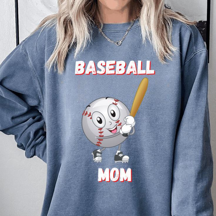 Baseball Mom Sports Quote Comfort Colors Sweatshirt