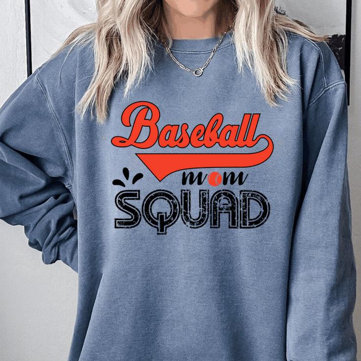 Baseball Mom Squad For Baseball Mom Comfort Colors Sweatshirt Baseball Mom Squad For Baseball Mom Comfort Colors Sweatshirt