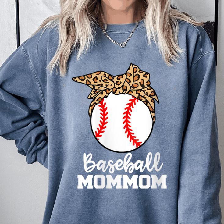Baseball MomMom Baseball Player Leopard Mom Mom Comfort Colors Sweatshirt Baseball MomMom Baseball Player Leopard Mom Mom Comfort Colors Sweatshirt
