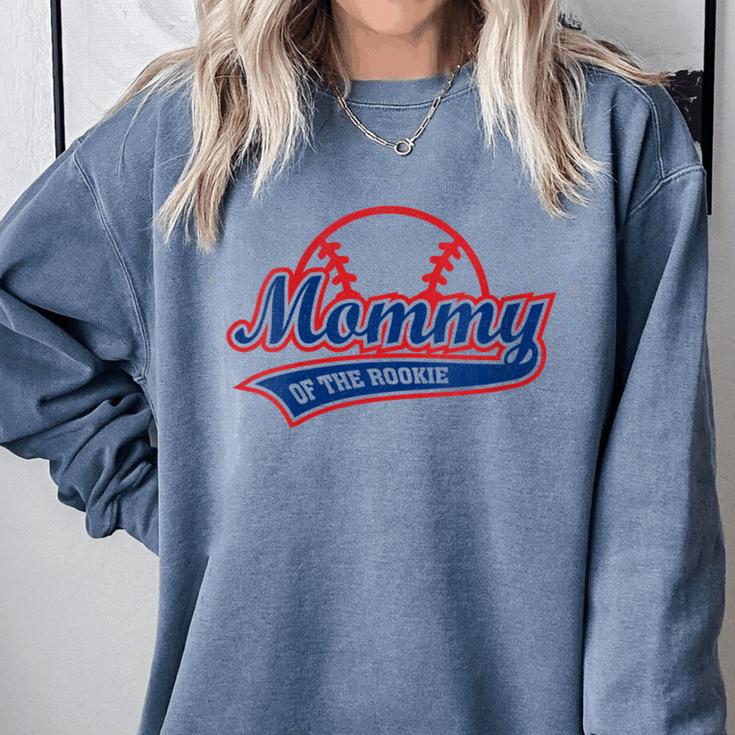 Baseball Mommy Of The Rookie Mom Birthday Baseball Comfort Colors Sweatshirt