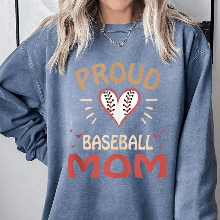 Baseball Moms Mother Kids Girls Boys School Game Comfort Colors Sweatshirt