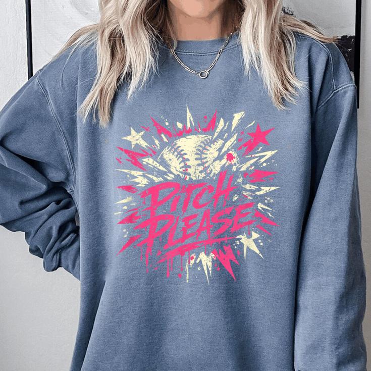 Baseball Phrase With Stars Comfort Colors Sweatshirt Baseball Phrase With Stars Comfort Colors Sweatshirt