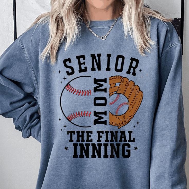 Baseball Senior Mom 2026 The Final Inning Comfort Colors Sweatshirt