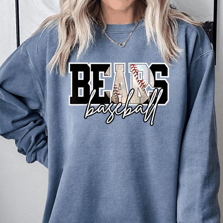 Bears Baseball Mom Game Day School Spirit Bear Pride Comfort Colors Sweatshirt Bears Baseball Mom Game Day School Spirit Bear Pride Comfort Colors Sweatshirt
