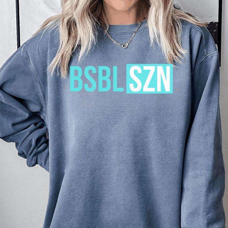 BSBL SZN Baseball Season Game Day Boys Girls Youth Premium Tri-Blend Comfort Colors Sweatshirt BSBL SZN Baseball Season Game Day Boys Girls Youth Premium Tri-Blend Comfort Colors Sweatshirt