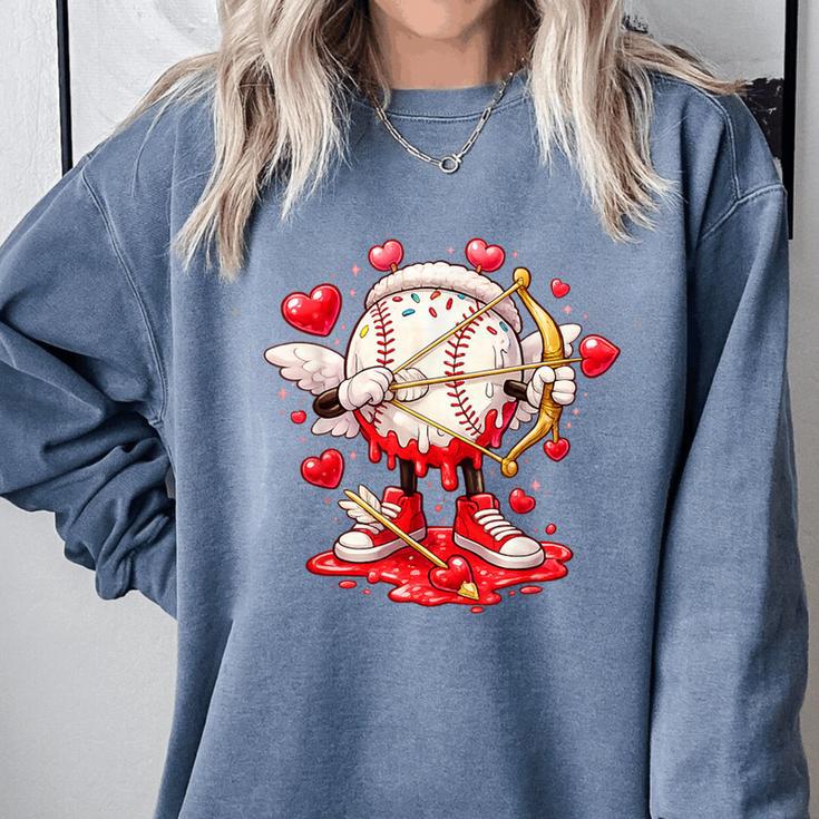 Cupid Baseball Drip Icecream Apparel Youth Boy Valentine Comfort Colors Sweatshirt