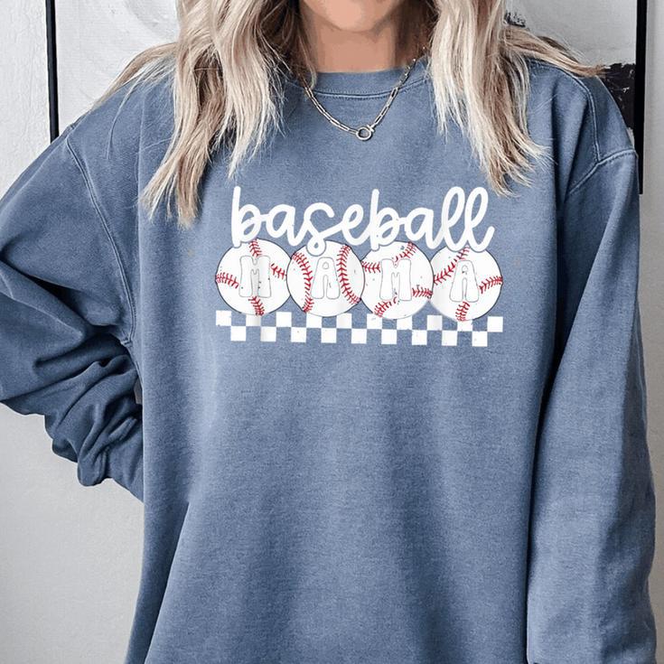 Cute Sports Baseball Mom Game Day Comfort Colors Sweatshirt