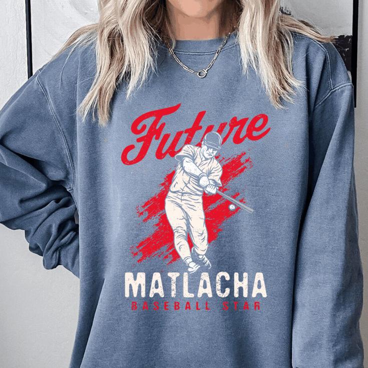 Future Matlacha Baseball Star Baseball Player Sports Theme Premium Tri-Blend Comfort Colors Sweatshirt