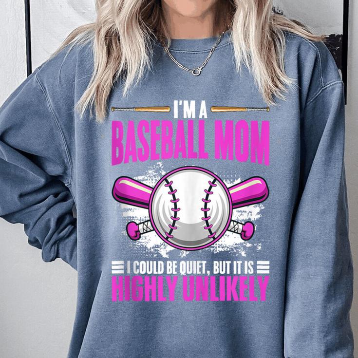 I'm A Baseball Mom Baseball Pitcher Catcher Baseball Player Comfort Colors Sweatshirt I'm A Baseball Mom Baseball Pitcher Catcher Baseball Player Comfort Colors Sweatshirt