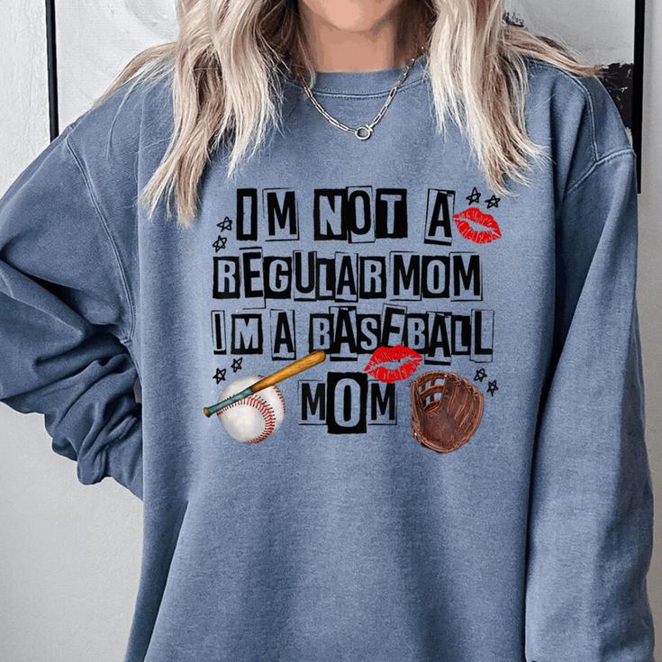 I'm Not A Regular Mom I'm A Baseball Mom Mother's Day Comfort Colors Sweatshirt I'm Not A Regular Mom I'm A Baseball Mom Mother's Day Comfort Colors Sweatshirt