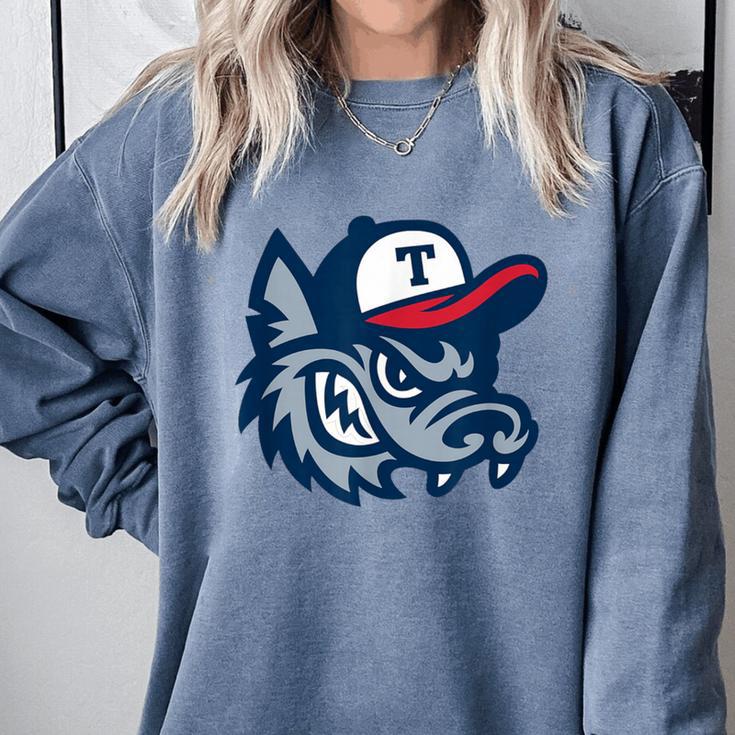 Jarrell Storm Chasers Baseball Big Logo Comfort Colors Sweatshirt