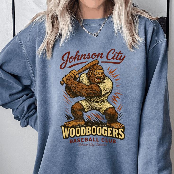 Johnson City Woodboogers Retro Baseball Club Comfort Colors Sweatshirt Johnson City Woodboogers Retro Baseball Club Comfort Colors Sweatshirt
