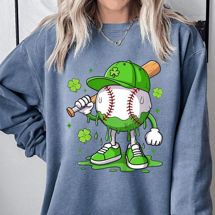 Kids Boys Happy St Patricks Day Kids Baseball Ice Cream Drip Comfort Colors Sweatshirt Kids Boys Happy St Patricks Day Kids Baseball Ice Cream Drip Comfort Colors Sweatshirt