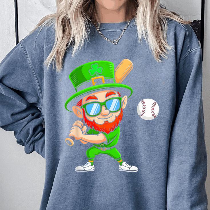 Kids St Patricks Day Shirt Leprechaun Baseball Boys Men Comfort Colors Sweatshirt Kids St Patricks Day Shirt Leprechaun Baseball Boys Men Comfort Colors Sweatshirt