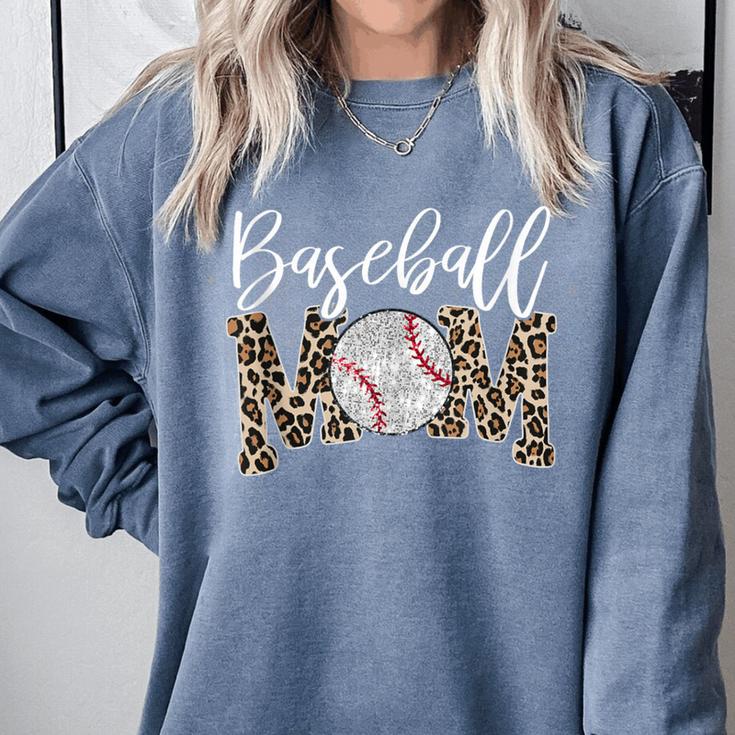 Leopard Baseball Mom Matching Softball Mama Family Matching Comfort Colors Sweatshirt Leopard Baseball Mom Matching Softball Mama Family Matching Comfort Colors Sweatshirt