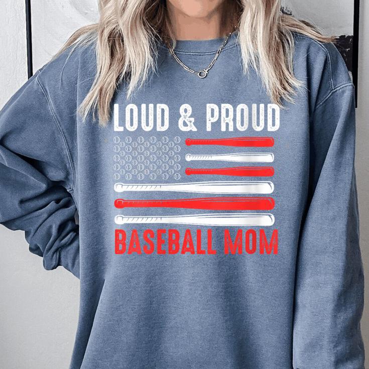 Loud & Proud Baseball Mom Sport Comfort Colors Sweatshirt