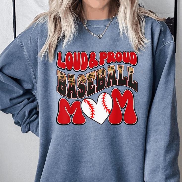 Loud Proud Baseball Mom Red Team Leopard Baseball Mom Squad Comfort Colors Sweatshirt Loud Proud Baseball Mom Red Team Leopard Baseball Mom Squad Comfort Colors Sweatshirt