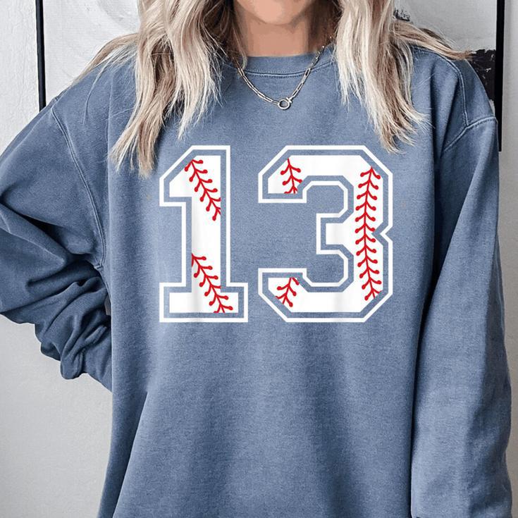 Lucky Number 13 Baseball Mom Baseball Number 13 Lucky 13 Comfort Colors Sweatshirt Lucky Number 13 Baseball Mom Baseball Number 13 Lucky 13 Comfort Colors Sweatshirt