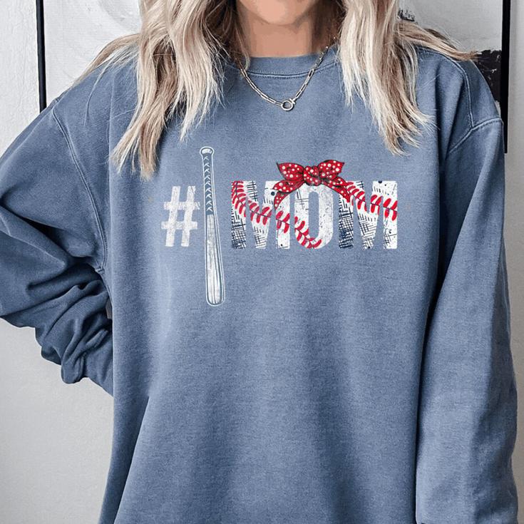 Number One Baseball Mom For Mothers Day Baseball Mommy Premium Comfort Colors Sweatshirt Number One Baseball Mom For Mothers Day Baseball Mommy Premium Comfort Colors Sweatshirt