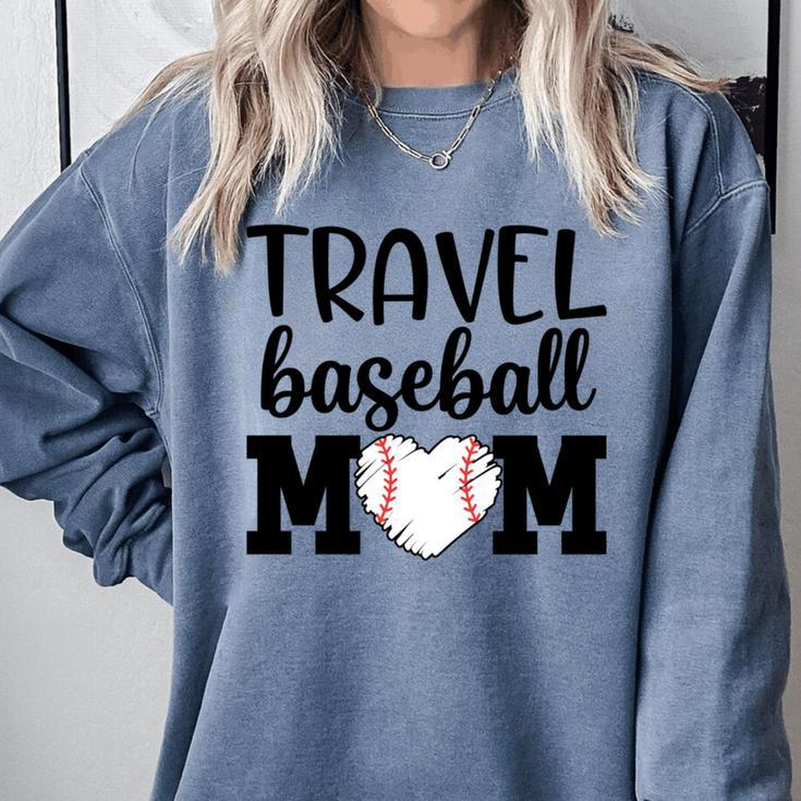 Proud Sports Mom Travel Baseball Mom For Game Day Comfort Colors Sweatshirt Proud Sports Mom Travel Baseball Mom For Game Day Comfort Colors Sweatshirt