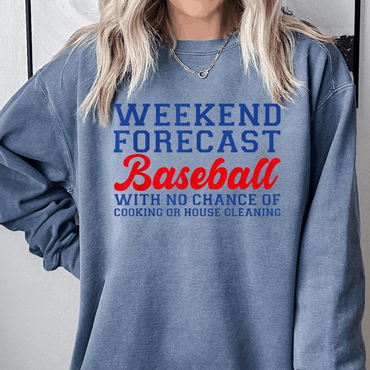 Retro Baseball Mom Mother's Day Weekend Forecast Baseball Comfort Colors Sweatshirt Retro Baseball Mom Mother's Day Weekend Forecast Baseball Comfort Colors Sweatshirt