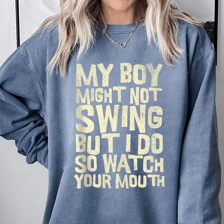 Sassy Baseball Mom Comfort Colors Sweatshirt Sassy Baseball Mom Comfort Colors Sweatshirt