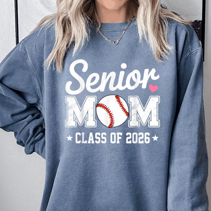 Senior Mom Class Of 2026 Baseball Retro Mom Graduation 2026 Comfort Colors Sweatshirt