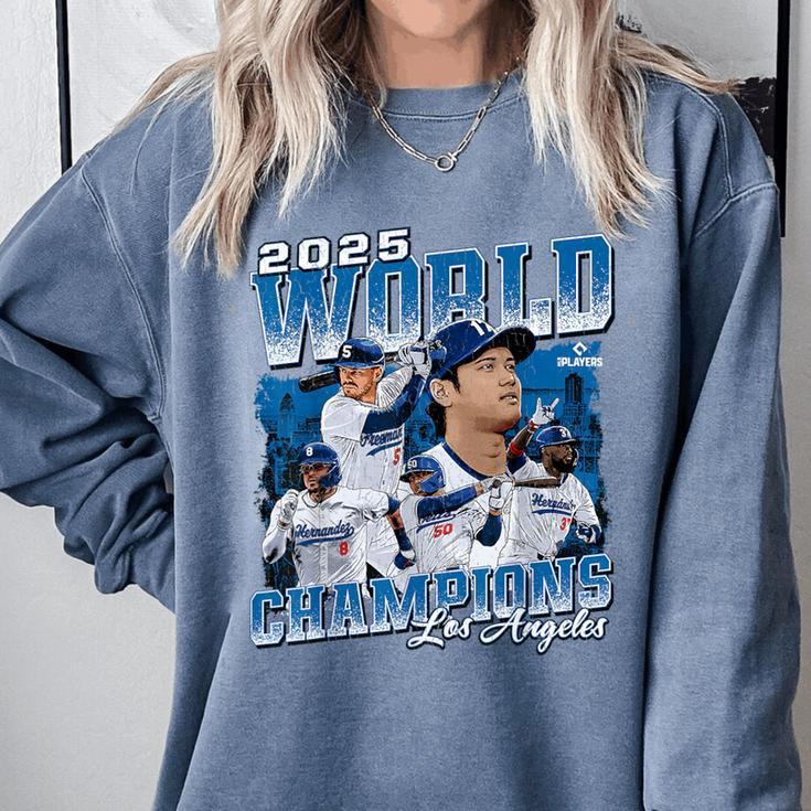 Shohei Ohtani 2025 Los Angeles Baseball Champions MLBPA Comfort Colors Sweatshirt Shohei Ohtani 2025 Los Angeles Baseball Champions MLBPA Comfort Colors Sweatshirt
