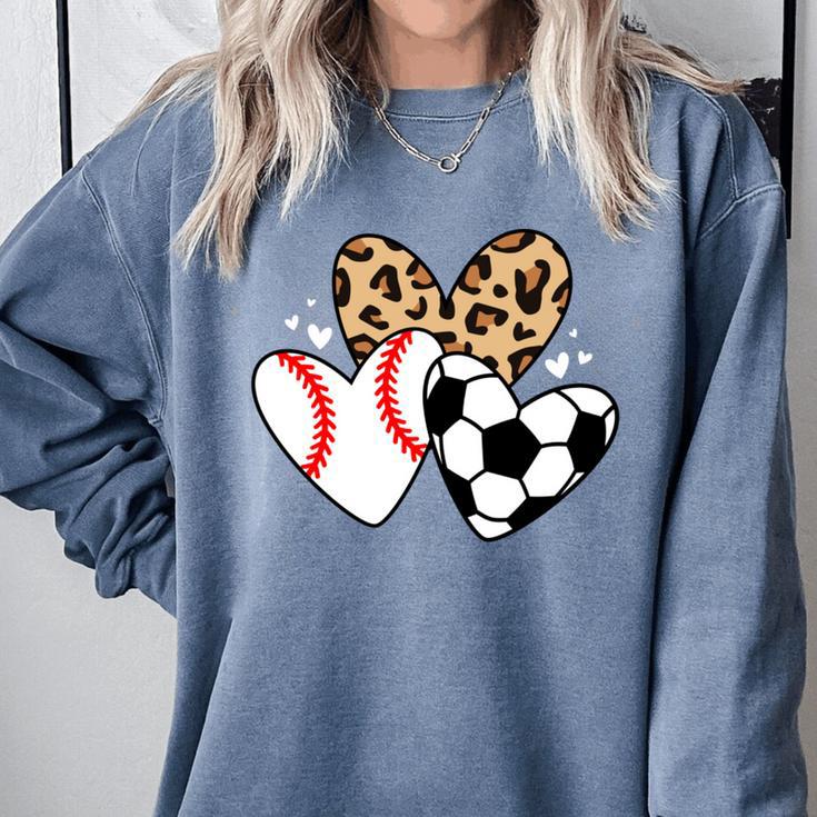 Soccer Baseball Heart Soccer Baseball Mom Comfort Colors Sweatshirt Soccer Baseball Heart Soccer Baseball Mom Comfort Colors Sweatshirt
