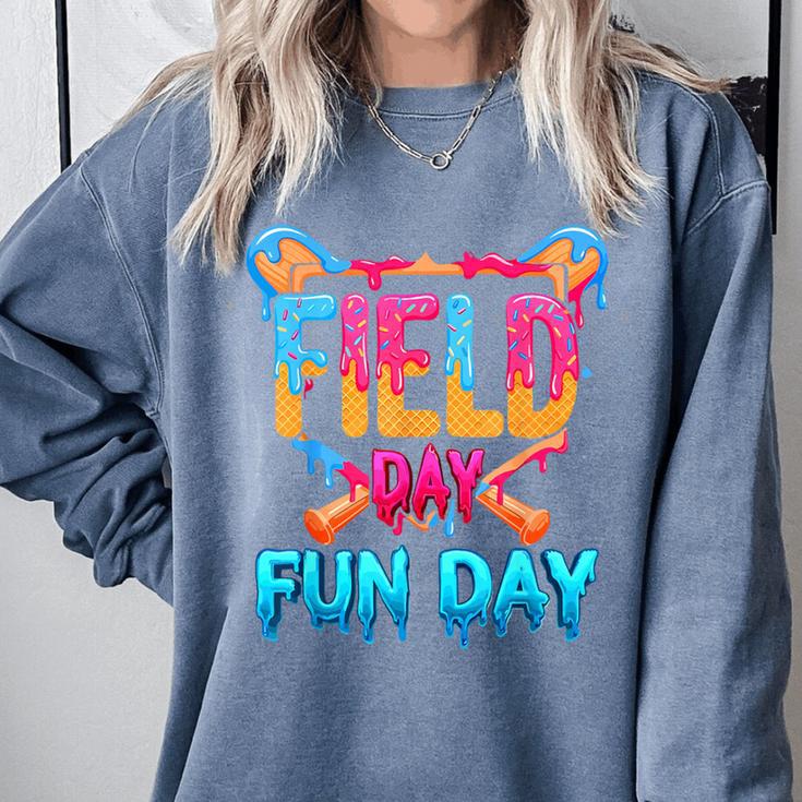 Teacher Kids Field Day 2026 Baseball Field Day Fun Day Comfort Colors Sweatshirt