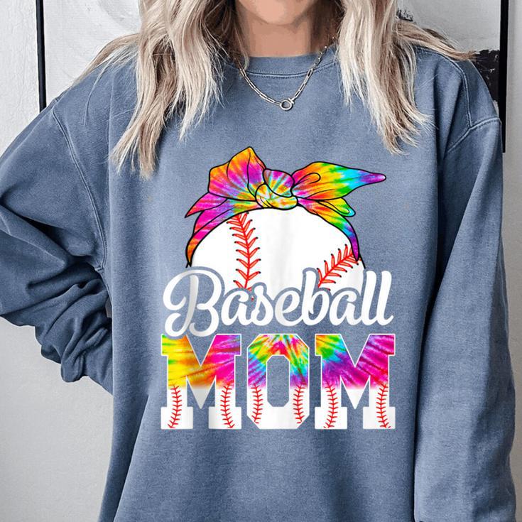 Tie Dye Baseball Mom Baseball Mama Sport Mother's Day Comfort Colors Sweatshirt Tie Dye Baseball Mom Baseball Mama Sport Mother's Day Comfort Colors Sweatshirt