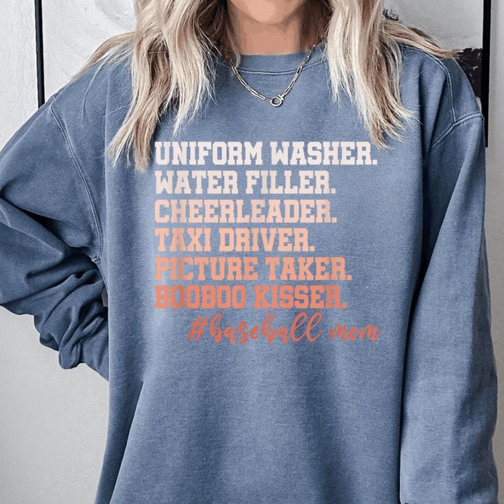 Uniform Washer Water Filler Cheerleader Baseball Mom Comfort Colors Sweatshirt
